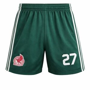 Amazon Kids Green Mexico Soccer Shorts